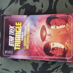 Star Trek Triangle Novel Paperback Book